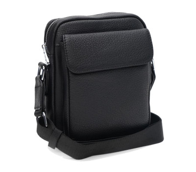 Невелика чоловіча шкіряна сумка K12116-1-black