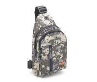 Чоловіча сумка рюкзак через плече C1HSSA0707gr-grey