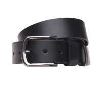 Чоловічий шкіряний ремінь Borsa Leather 125v1fx76-black
