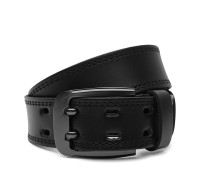 Чоловічий шкіряний ремінь Borsa Leather V1FX27-black
