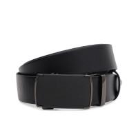 Чоловічий шкіряний ремінь Borsa Leather 125v1genav26-black Чоловічий шкіряний ремінь Borsa Leather 125v1genav26-black