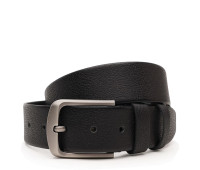 Чоловічий шкіряний ремінь Borsa Leather V1125DPL04-black