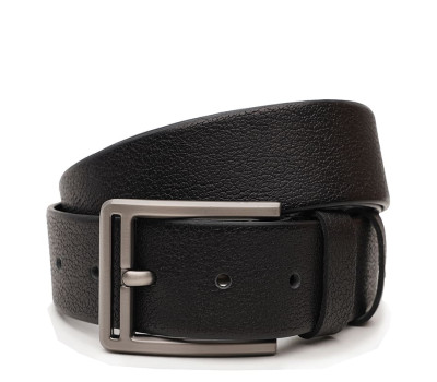 Чоловічий шкіряний ремінь Borsa Leather V1125DPL01-black