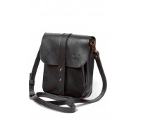 ЧОЛОВІЧА ШКІРЯНА СУМКА MINI BAG ЧОРНА