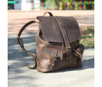 Рюкзак шкіряний ROCK Brown 879051 Рюкзак шкіряний ROCK Brown 879051