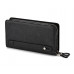 Чоловік клатч з нарізний шкіри LeGRAND collection Black чорний